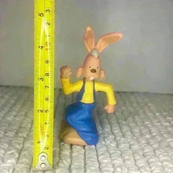 Doogal Dylan Roundabout Rabbit 2006 McDonalds Wheeled Spinning Happy Meal Toy - Picture 3 of 3